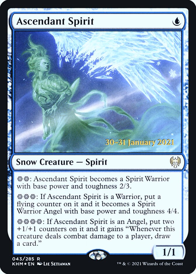 Ascendant Spirit - (Foil): Kaldheim Promos