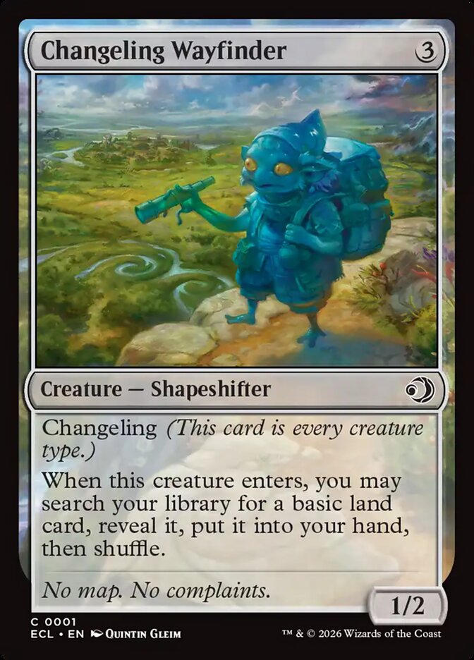 Changeling Wayfinder - (Foil): Lorwyn Eclipsed