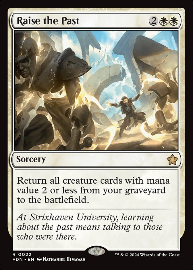 Raise the Past - (Foil): Foundations