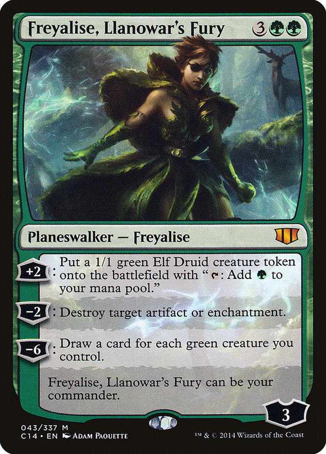 Freyalise, Llanowar's Fury: Commander 2014