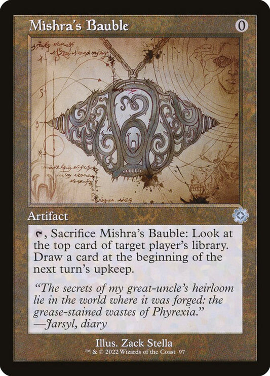 Mishra's Bauble (#097) (Retro Frame): The Brothers' War Retro Artifacts