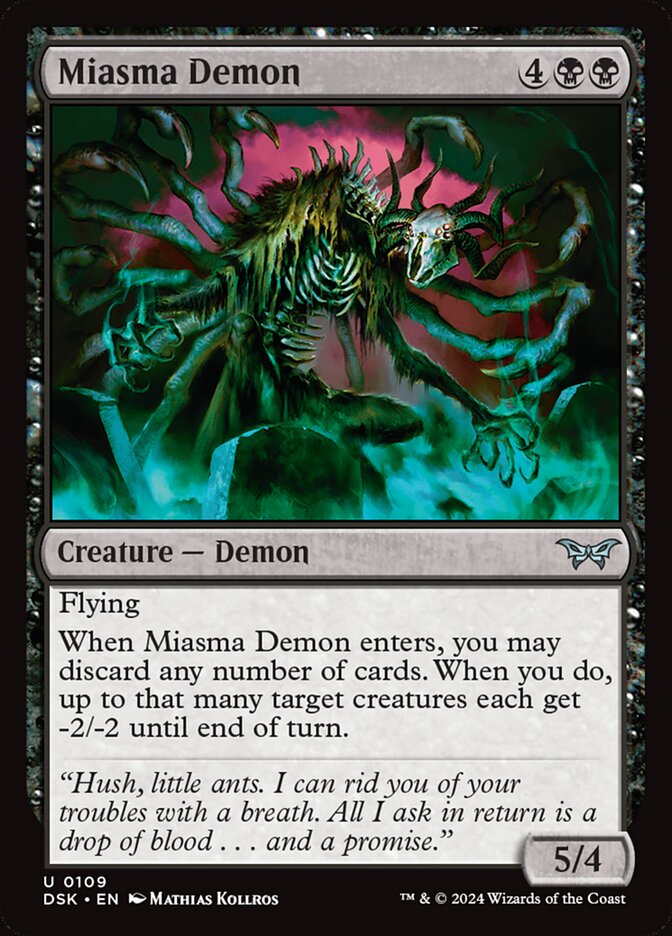 Miasma Demon: Duskmourn: House of Horror