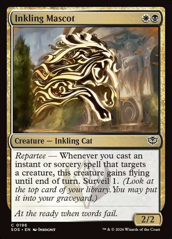Inkling Mascot - (Foil): Secrets of Strixhaven