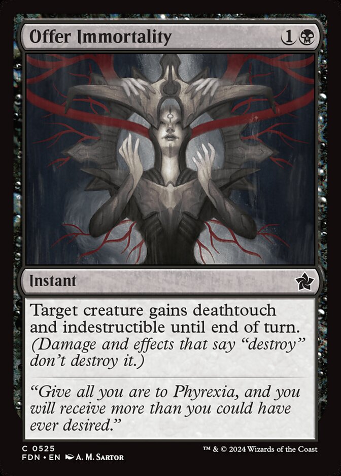 Offer Immortality: Foundations