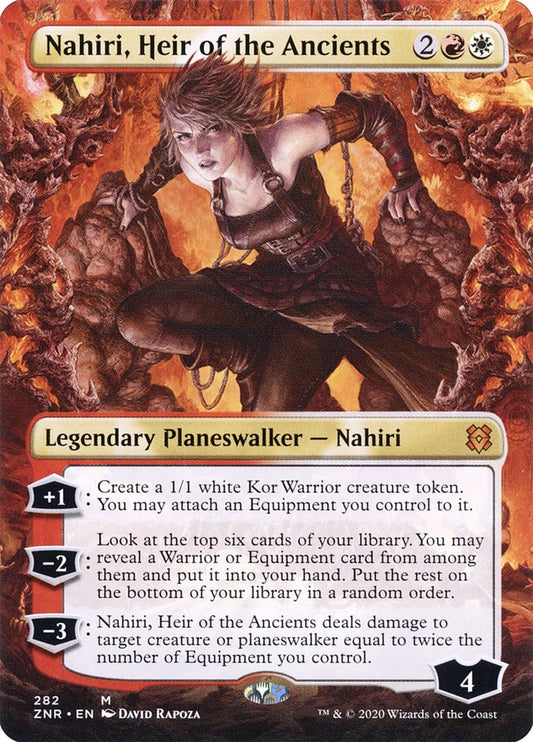 Nahiri, Heir of the Ancients (Borderless): Zendikar Rising
