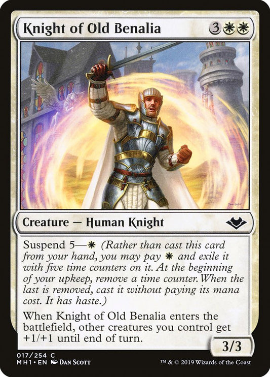 Knight of Old Benalia - (Foil): Modern Horizons