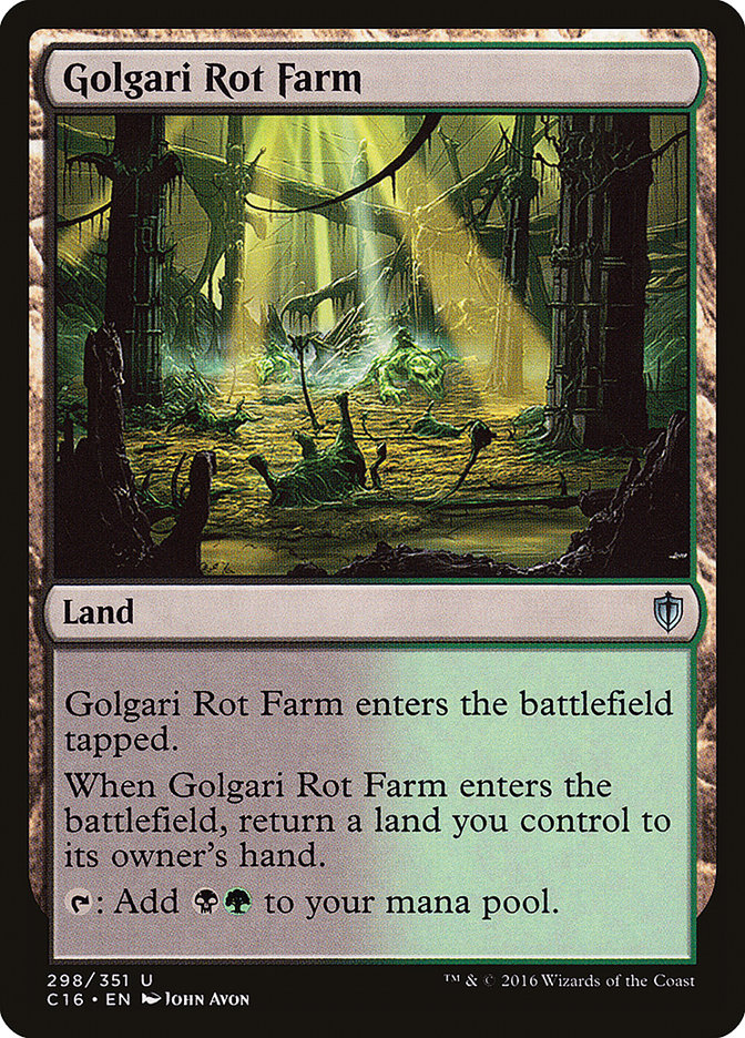 Golgari Rot Farm: Commander 2016