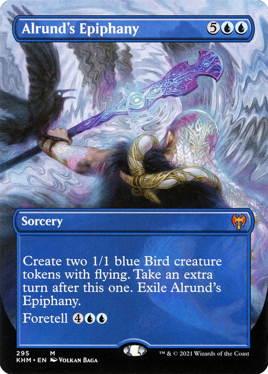 Alrund's Epiphany (Borderless) - (Foil): Kaldheim