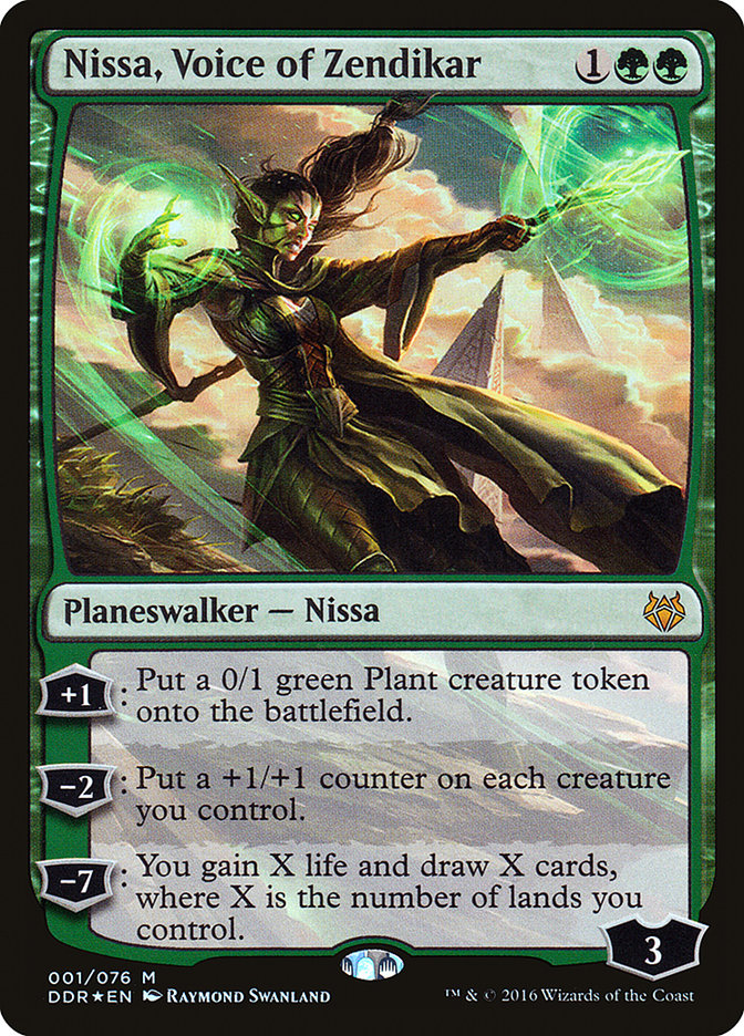 Nissa, Voice of Zendikar - (Foil): Duel Decks: Nissa vs. Ob Nixilis