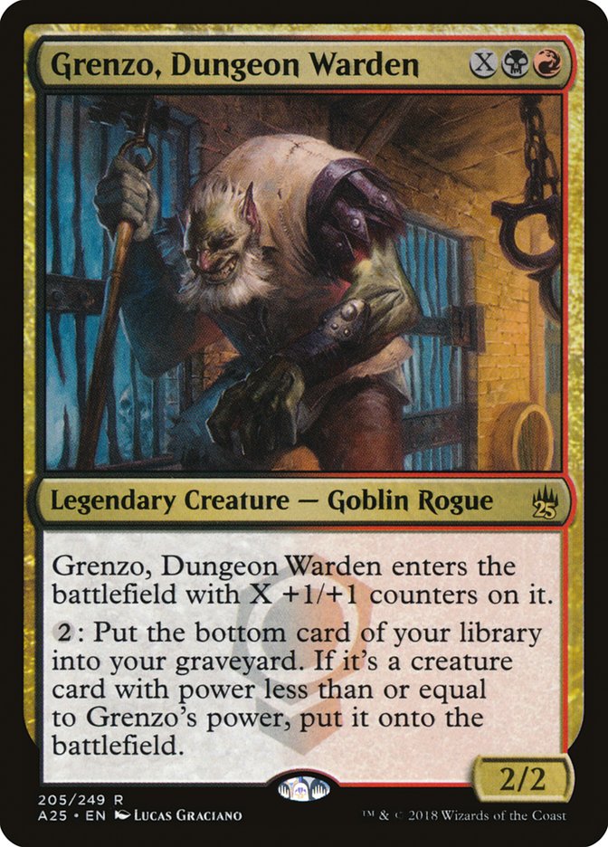 Grenzo, Dungeon Warden - (Foil): Masters 25