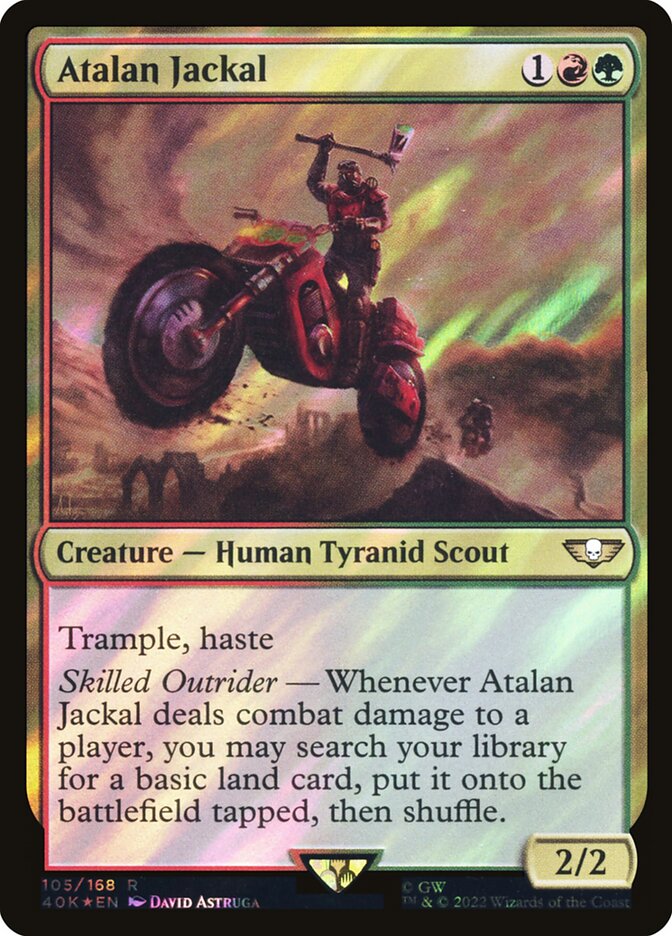 Atalan Jackal (Surge Foil) - (Foil): Warhammer 40,000 Commander