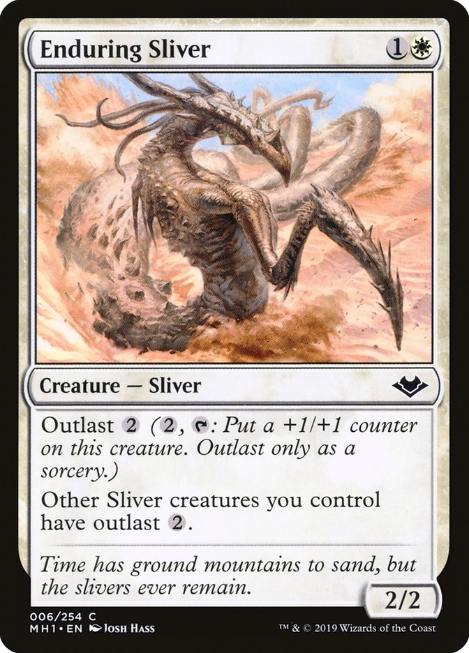 Enduring Sliver - (Foil): Modern Horizons
