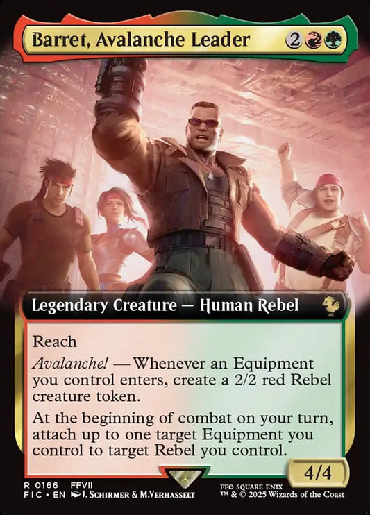 Barret, Avalanche Leader (Extended Art): Final Fantasy Commander