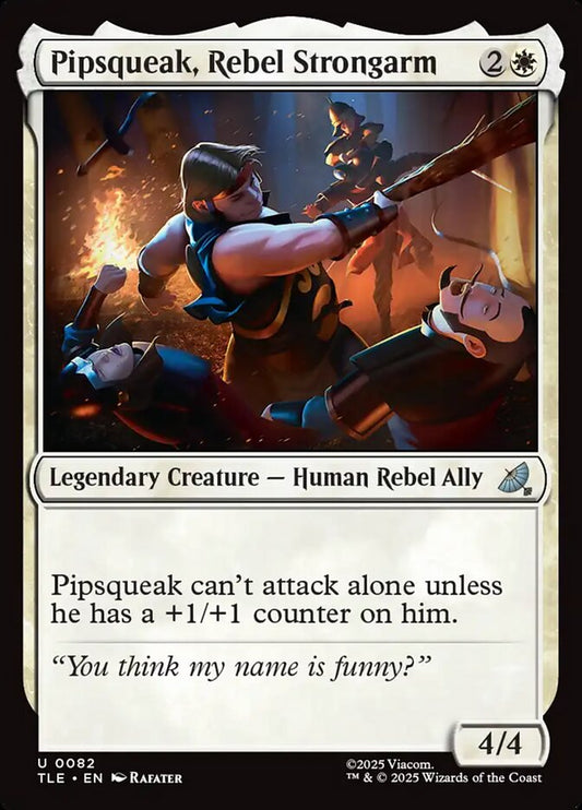 Pipsqueak, Rebel Strongarm - (Foil): Avatar: The Last Airbender Eternal