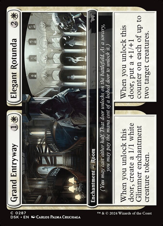 Grand Entryway // Elegant Rotunda (#287) - (Foil): Duskmourn: House of Horror