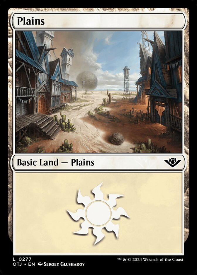 Plains (#277) - (Foil): Outlaws of Thunder Junction
