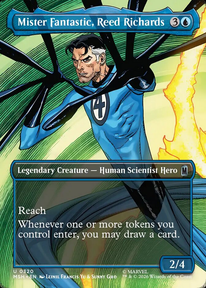 Mister Fantastic, Reed Richards (Borderless) (#320)