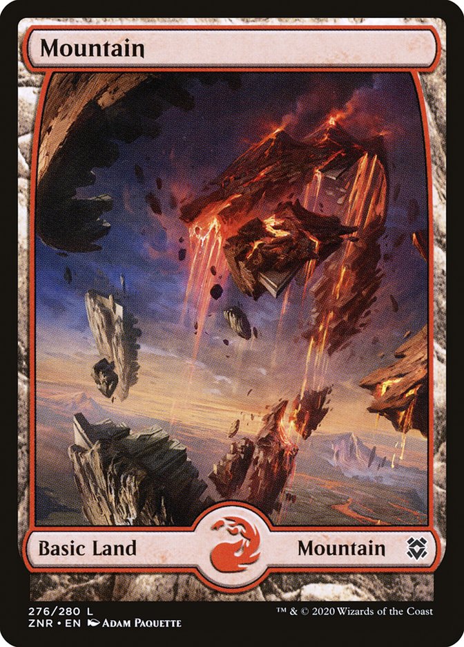 Mountain (#276) (Full Art): Zendikar Rising