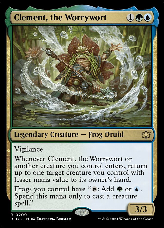Clement, the Worrywort - (Foil): Bloomburrow