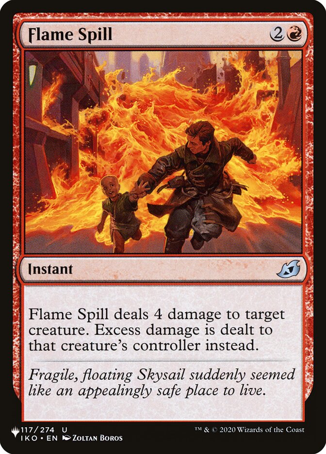 Flame Spill: The List