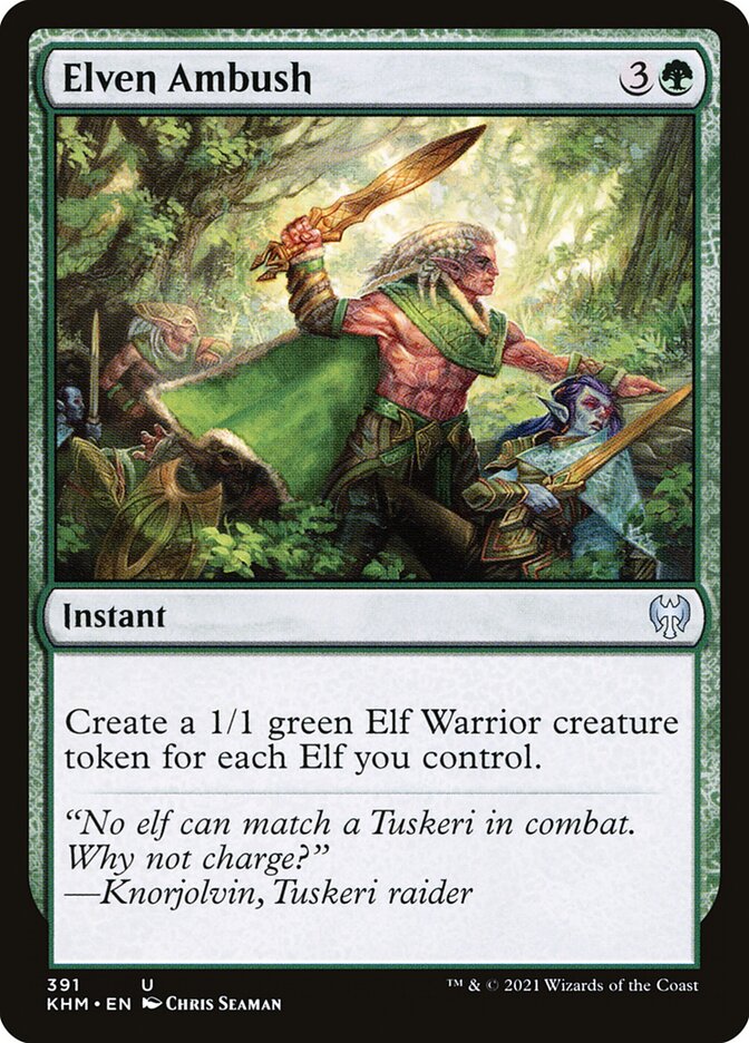 Elven Ambush - (Foil): Kaldheim