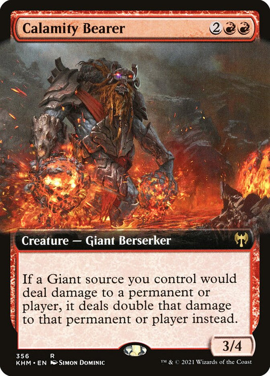 Calamity Bearer (Extended Art): Kaldheim