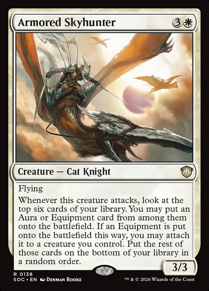 Armored Skyhunter: Secrets of Strixhaven Commander