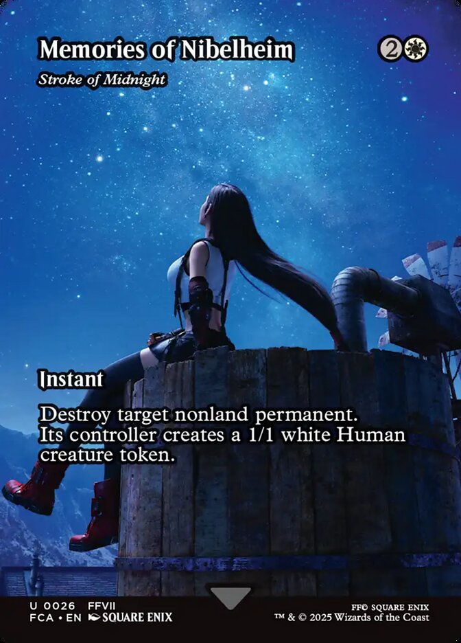Stroke of Midnight (Memories of Nibelheim) (Borderless): Final Fantasy: Through the Ages