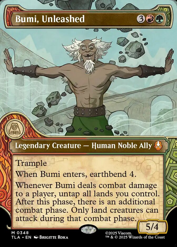 Bumi, Unleashed (Showcase) - (Foil): Avatar: The Last Airbender