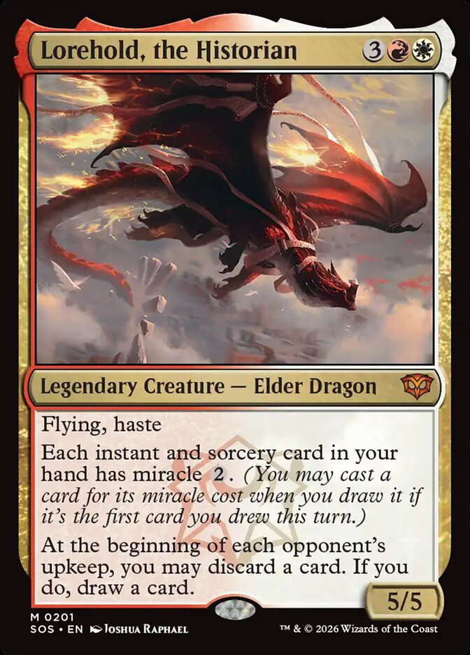 Lorehold, the Historian - (Foil): Secrets of Strixhaven