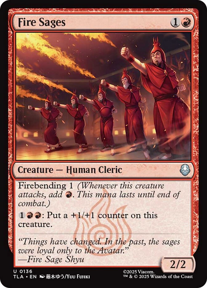 Fire Sages - (Foil): Avatar: The Last Airbender