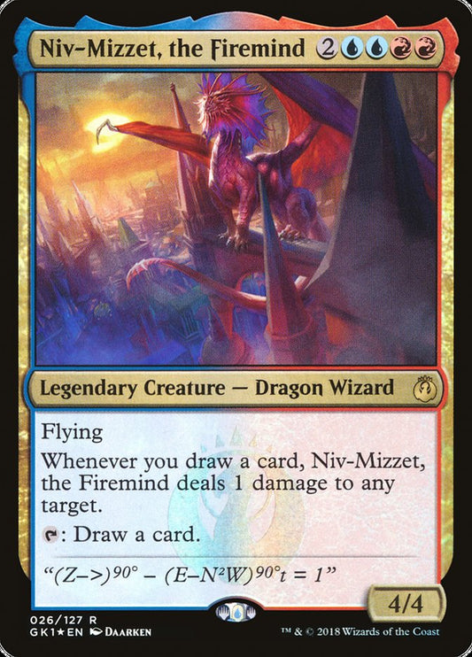 Niv-Mizzet, the Firemind - (Foil): GRN Guild Kit