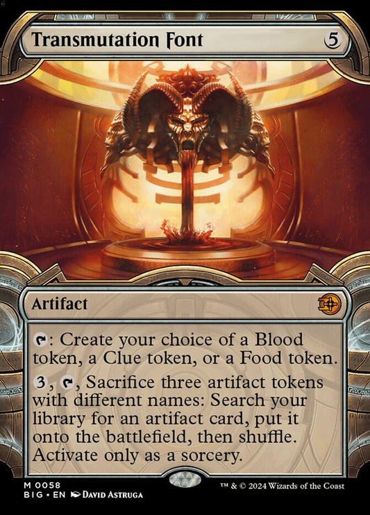 Transmutation Font (#058) (Showcase) - (Foil): The Big Score
