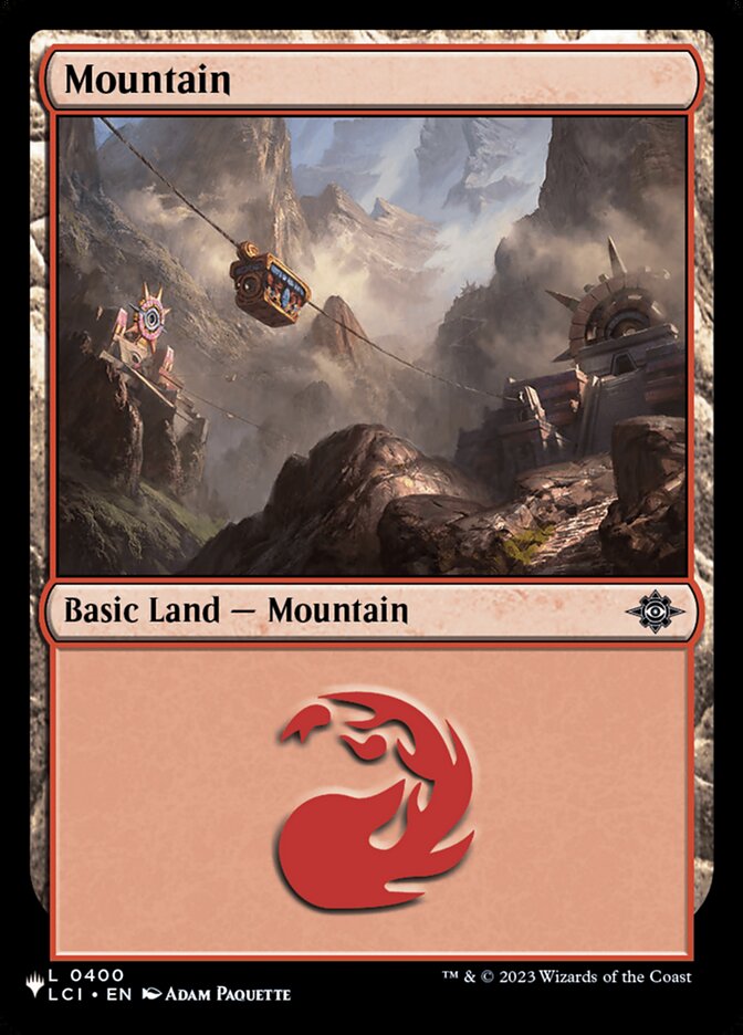 Mountain (Lost Caverns of Ixalan) (#400): The List