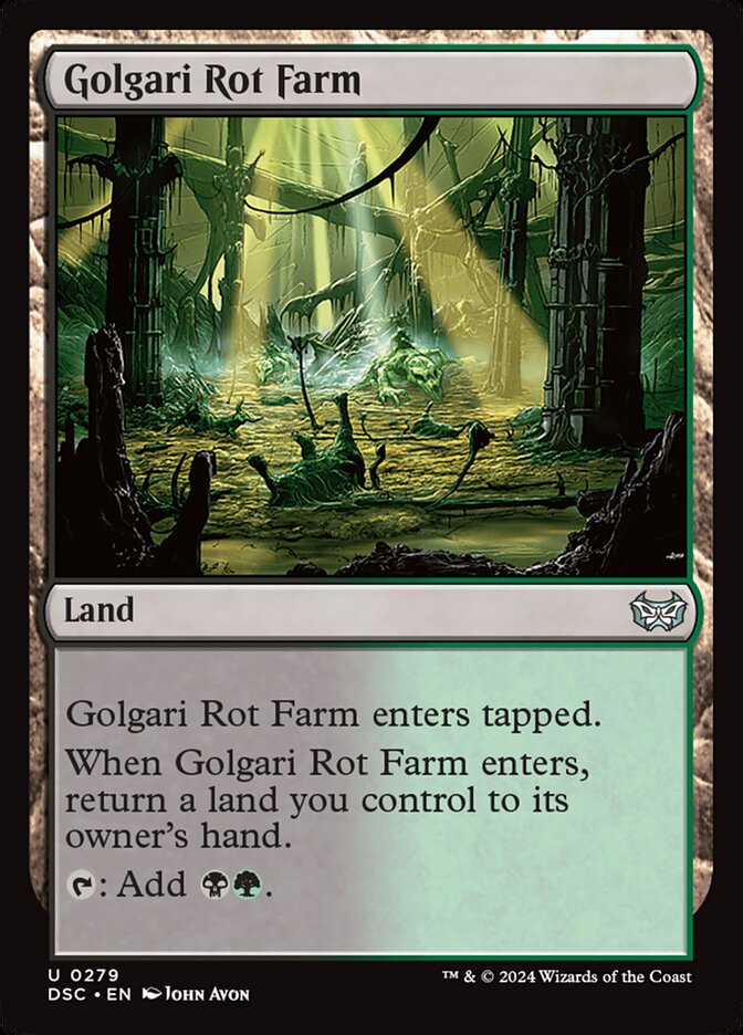 Golgari Rot Farm: Duskmourn: House of Horror Commander