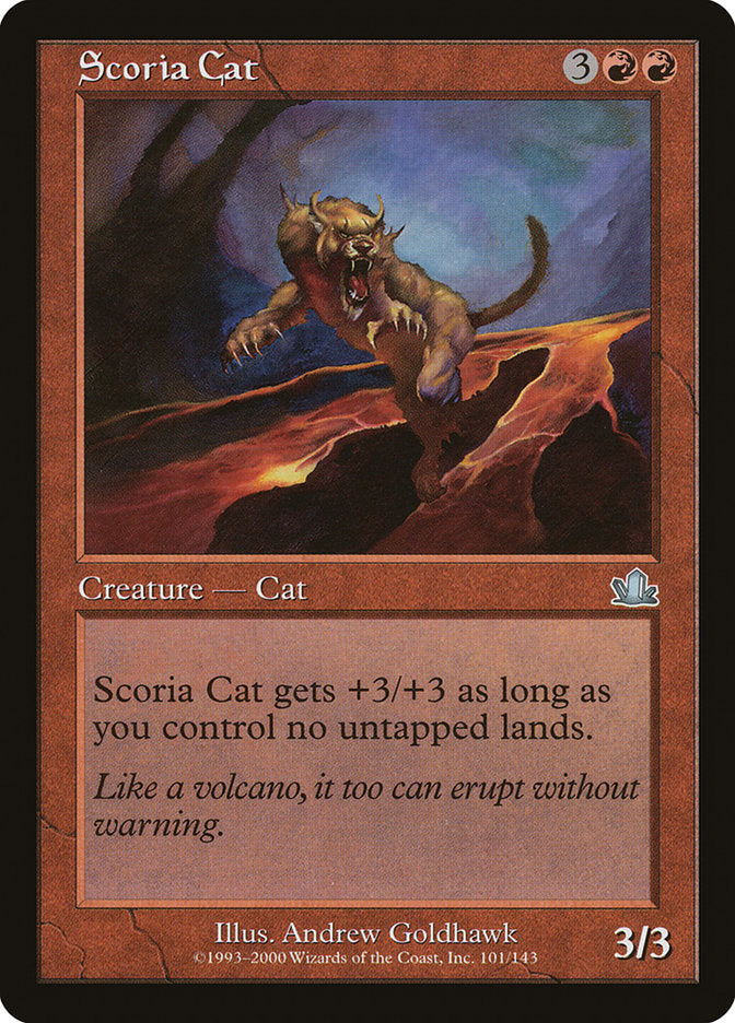Scoria Cat - (Foil): Prophecy