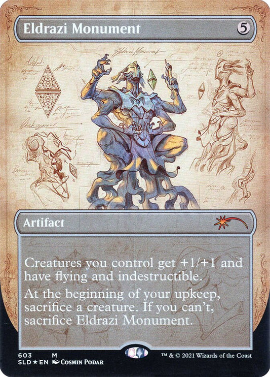 Eldrazi Monument (Secret Lair) (Borderless) - (Foil)