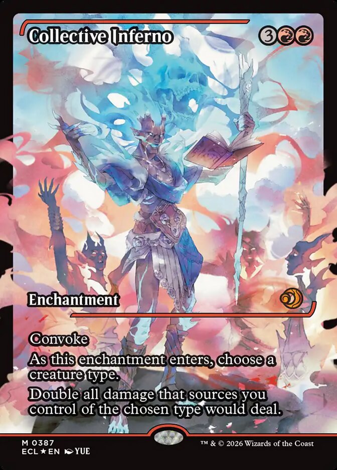 Collective Inferno (#387) - (Foil): Lorwyn Eclipsed