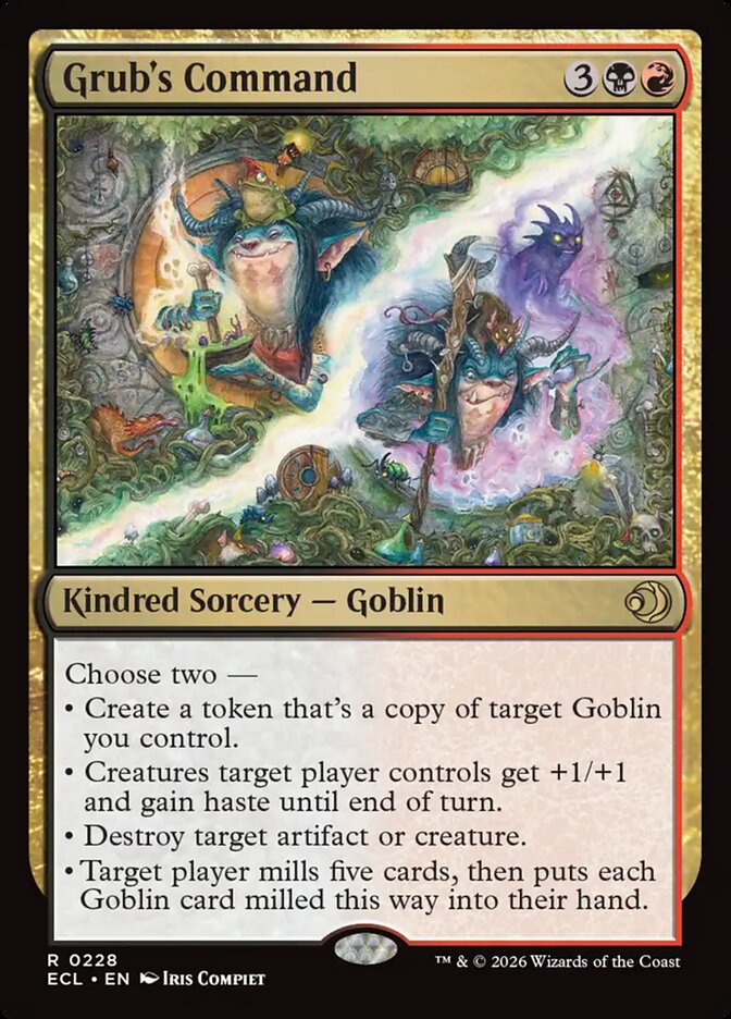 Grub's Command - (Foil): Lorwyn Eclipsed
