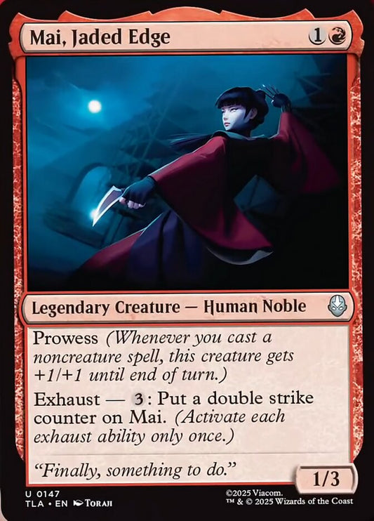 Mai, Jaded Edge - (Foil): Avatar: The Last Airbender