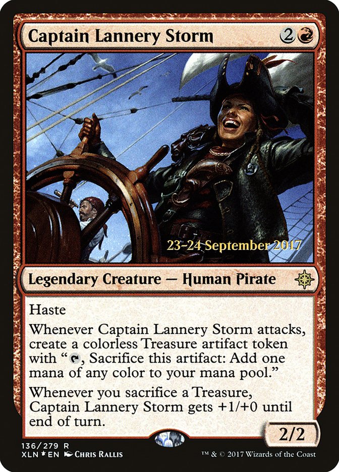 Captain Lannery Storm (Prerelease) (Ixalan) - (Foil): Ixalan Promos