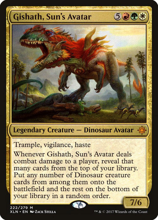 Gishath, Sun's Avatar - (Foil): Ixalan