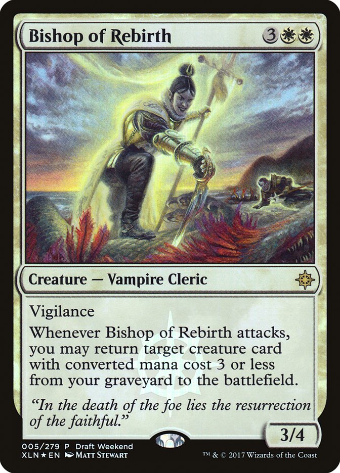 Bishop of Rebirth (Draft Weekend) - (Foil): Ixalan Promos