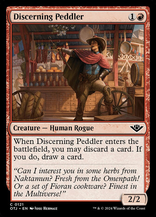 Discerning Peddler - (Foil): Outlaws of Thunder Junction