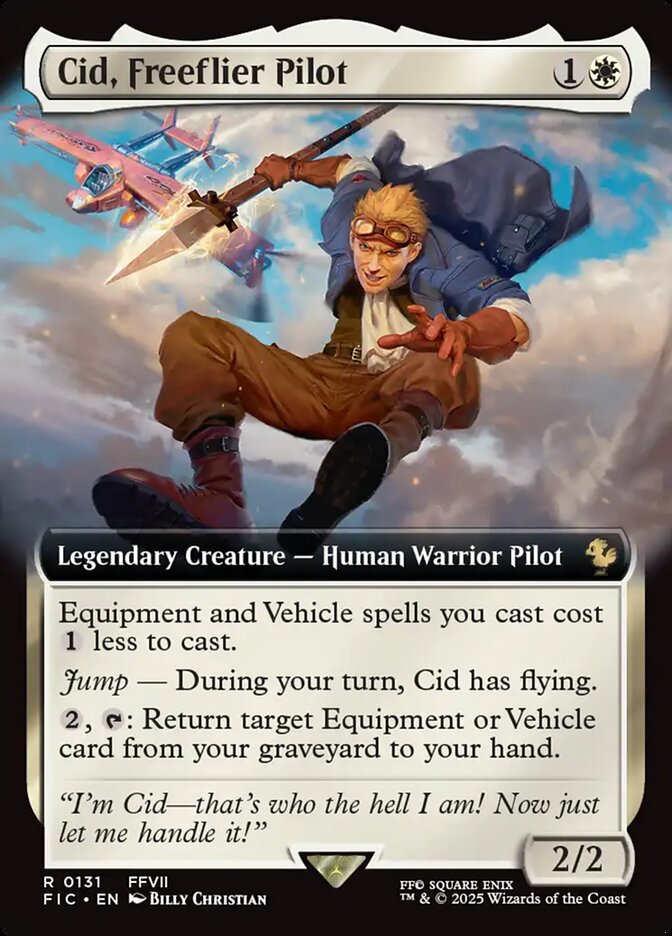 Cid, Freeflier Pilot (Extended Art): Final Fantasy Commander