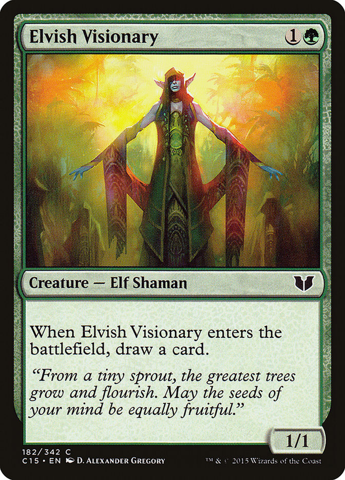 Elvish Visionary: Commander 2015