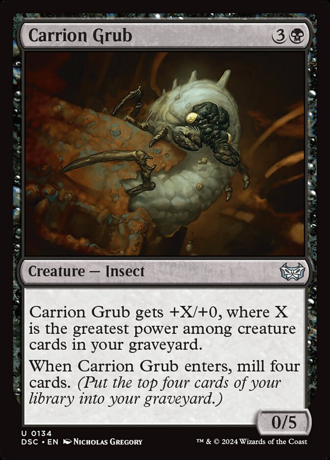 Carrion Grub: Duskmourn: House of Horror Commander