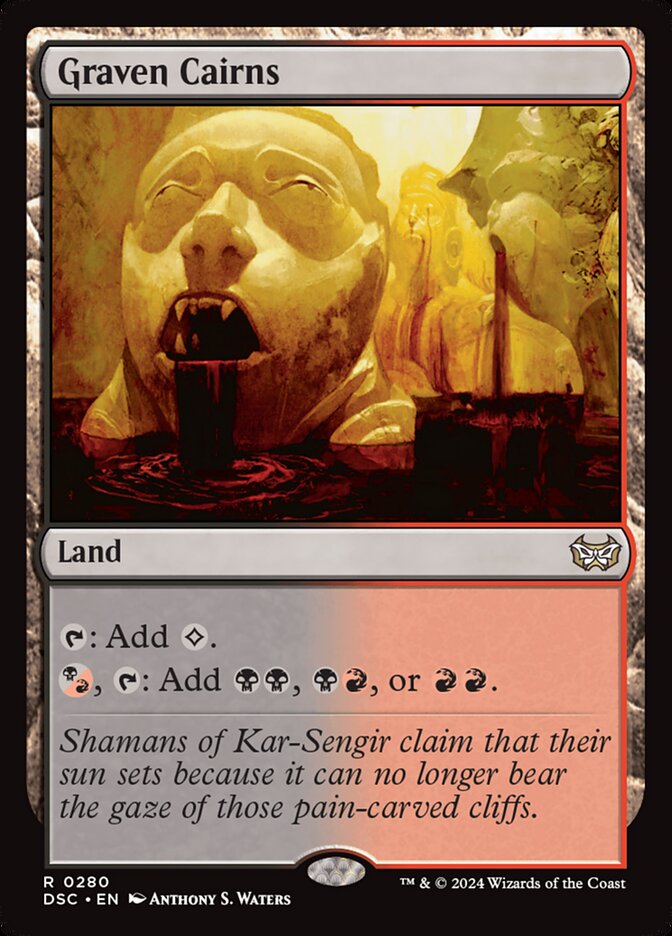 Graven Cairns: Duskmourn: House of Horror Commander