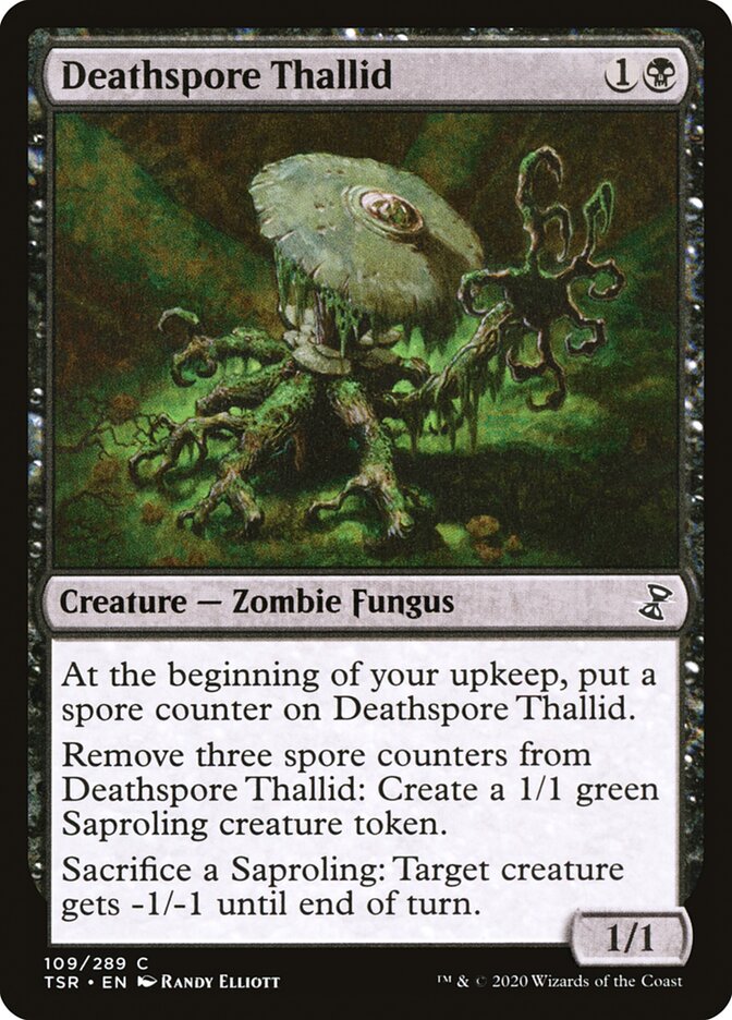 Deathspore Thallid - (Foil): Time Spiral Remastered