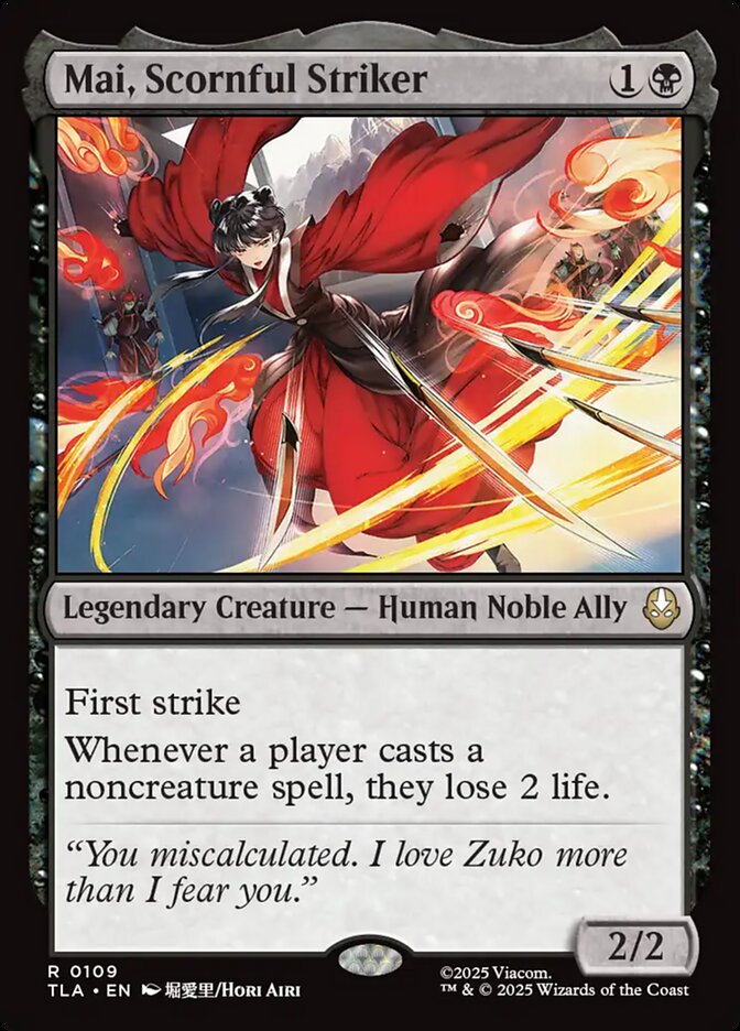 Mai, Scornful Striker - (Foil): Avatar: The Last Airbender
